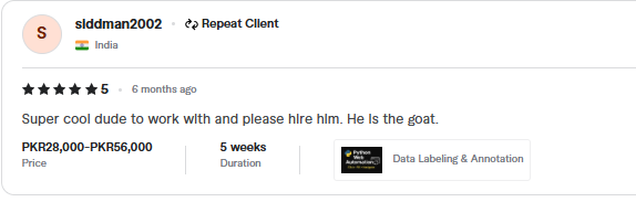 Review screenshot from Saudi Arabia