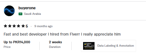 Review screenshot from Morocco