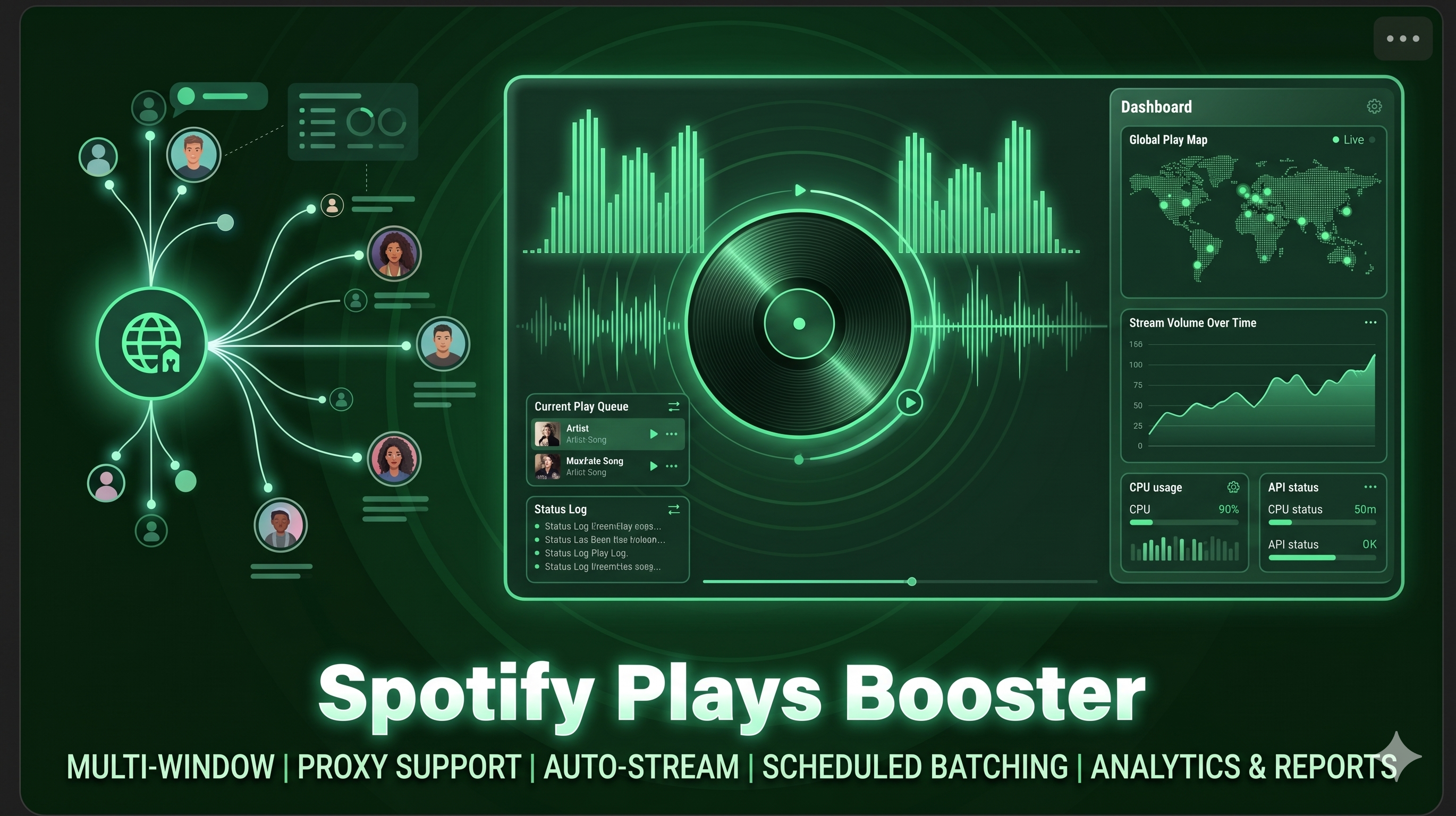 Spotify Plays Booster Bot